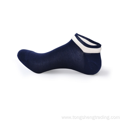 basic double-top three-dimensional-sneaker men's socks